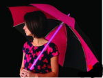 1910 View Quest Led Umbrella - Black/pink