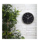 T878503BLK Tower Glitz 30 Cm Wall Clock – Black - Image 2