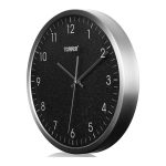 T878503BLK Tower Glitz 30 Cm Wall Clock – Black