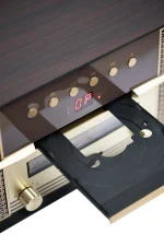 CR7016A-MA4 – Crosley Rhapsody Mahogany Entertainment Center record player - Image 5