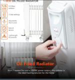 WL43003YW – WARMLITE 1500W OIL FILLED RADIATOR - Image 2