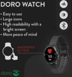 Doro Smartwatch - Black / Green -8369 (ideal for Seniors) - Image 3