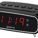 GVCR05BK Groov-E Fm Radio with Alarm Clock