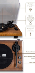 C62C-WA4 – Crosley Gig - Walnut - Image 2