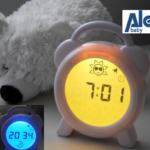 A003353 - Alecto Baby Bc-100 Sleep Trainer/night Light Alarm Clock, White