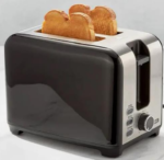 JEA101 judge s/s & black 2 slice toaster