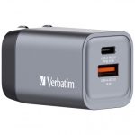 VERBATIM GNC-35 GAN CHARGER 2 PORT 35W USB A/C (EU/UK/US)