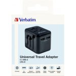 VERBATIM Travel Adapter UTA-01 with 2xUSB Charger - Image 5