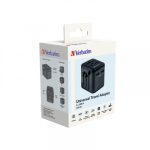 VERBATIM Travel Adapter UTA-01 with 2xUSB Charger - Image 4