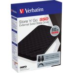 VERBATIM 512GB USB 3.2 EXTERNAL SSD DRIVE