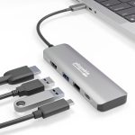 Plugable USB-C 4-in-1 Hub 100W 10Gbps