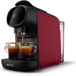 LM9012/50 PHILIPS L'OR BARISTA SUBLIME CAPSULE COFFEE MACHINE, DOUBLE SHOT, 1 OR 2 CUPS, FULL COFFEE MENU-SUNSET RUBIS