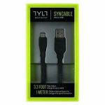 TYLT Micro USB Sync Cable - 62-MIC-DATA1MBK-T