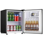 ADAMO BC-50BK Table Top Fridge with Ice Box & Lock Black - Image 2