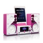 LENCO MC-020 PRINCESS - Micro set with FM Radio, Bluetooth®, USB and AUX ingang