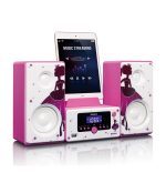LENCO MC-020 PRINCESS - Micro set with FM Radio, Bluetooth®, USB and AUX ingang