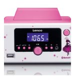 LENCO MC-020 PRINCESS - Micro set with FM Radio, Bluetooth®, USB and AUX ingang - Image 4