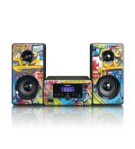 LENCO MC-020 Tags - Micro set with FM Radio, Bluetooth®, USB and AUX ingang – Tags