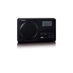 LENCO MPR-035BK-UK Compact Portable FM Radio with LCD Display - Black - Image 3