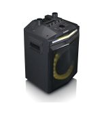 LENCO PA-220BK P.A.with Subwoofer & Detachable Tweeter Column & 2 Mics - Image 3