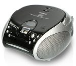 LENCO SCD-24 BLACK/SILVER - Portable Stereo FM Radio with CD player - Image 3