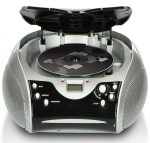 LENCO SCD-24 BLACK/SILVER - Portable Stereo FM Radio with CD player - Image 4