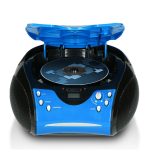 LENCO SCD-24 BLUE/BLACK - Portable Stereo FM Radio with CD player - Image 4