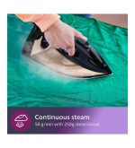 Philips DST7040/80 7000 Series HV Steam Iron | Black/Gold - Image 4