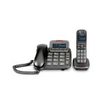 Emporia TALKHOME Combi Telephone Set - Black/Silver | TH-21ABB-UK