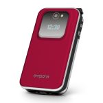 emporiaJOY-LTE V228i-LTE_001_R Senior Mobile Phone 4G Volte Flip Mobile Phone with Emergency Call - Red