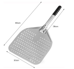 034939 - 12 INCH QSTOVES PIZZA PEEL STEEL - Image 2