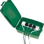 837244 - IP54 OUTDOOR DRY BOX GREEN