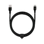 CORD+ 2m USB-A - USB-C Nylon Cable - Black - 127-MOYO-CO-ACRB