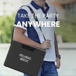 181398 -  HF MUSIC BOX 100W SPEAKER with 2 x MIC in silver - Image 5