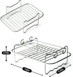 323744 - METAL AIR FRYER RACK WITH SKEWERS - Image 2