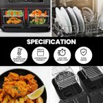 323744 - METAL AIR FRYER RACK WITH SKEWERS - Image 3