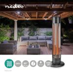 336005 - NEDIS 1.2KW STAND PATIO HEATER - Image 6