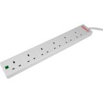 038666 -6GANG SURGE EXT CABLE 13A 5MTR