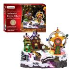 813604 - LED XMAS VILLAGE REVOLVING FERRIS