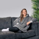 973877 - HEATED HOODIE GREY OVERSIZED - Image 2
