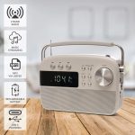 N6407W - RECHARGEABLE BT AM/FM RADIO & MP3 - Image 2