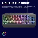 T24726 - GXT 836 ILLUMINATED GAMING KEYBOARD - Image 3