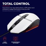 T25066 - TRUST GXT 109 FELOX GAMING MOUSE WH - Image 6