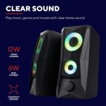 T25108 - RGB ILLUMINATED 2.0 SPEAKER SET GXT - Image 2
