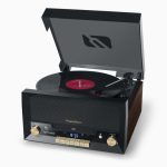 Muse Turntable Micro System, USB Port, 20W – Black