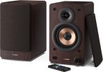 SHARP Bookshelf speakers – Brown (SCP-SS30BR)