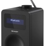 SHARP Tokyo mono DAB+ radio – Midnight Black (SDR-430B)