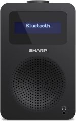 SHARP Tokyo mono DAB+ radio – Midnight Black (SDR-430B) - Image 3