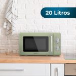 017022 - CECOTEC MICROWAVE 20L RETRO GREEN - Image 2