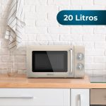 017046 - CECOTEC MICROWAVE 20L RETRO BEIGE - Image 2